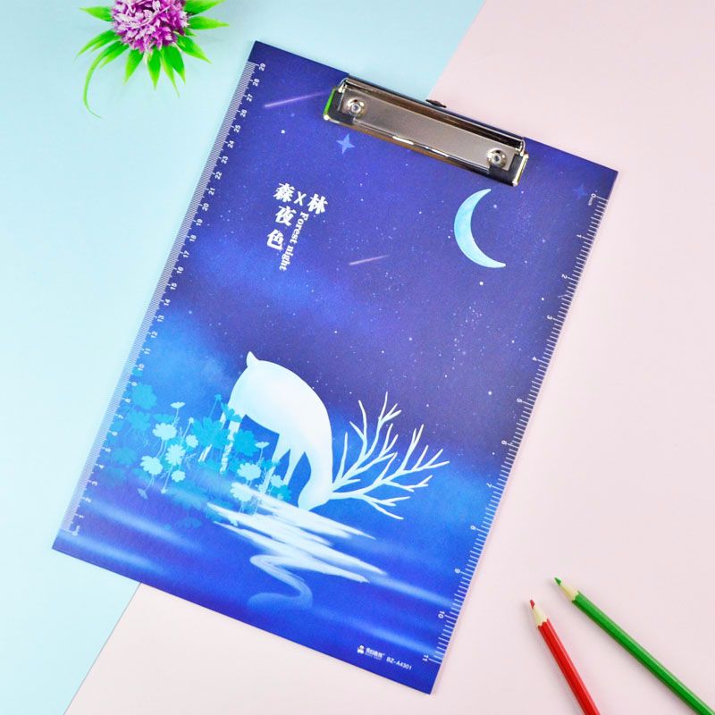 Manufacturers of hot multi-functional writing pad students test pad paper clip A4 custom Application Scenario