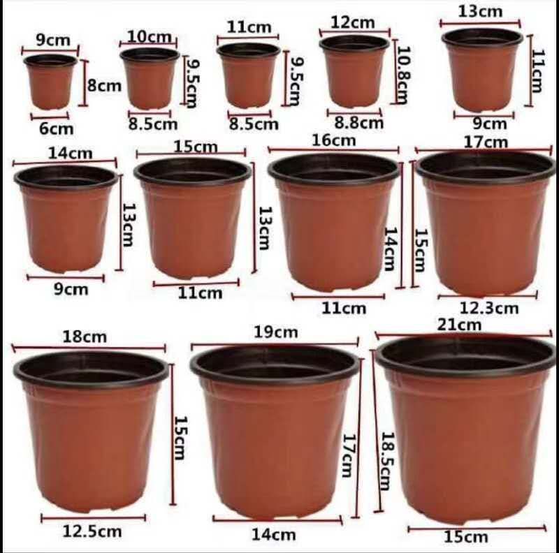 Seedling Pot Two-Color Pot Plastic Flowerpot details Picture