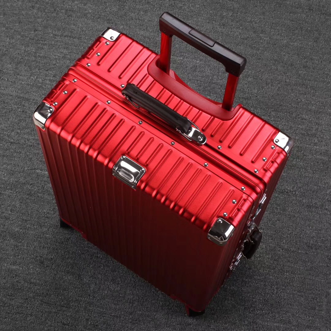 拉杆箱/全铝合金/行李箱白底实物图