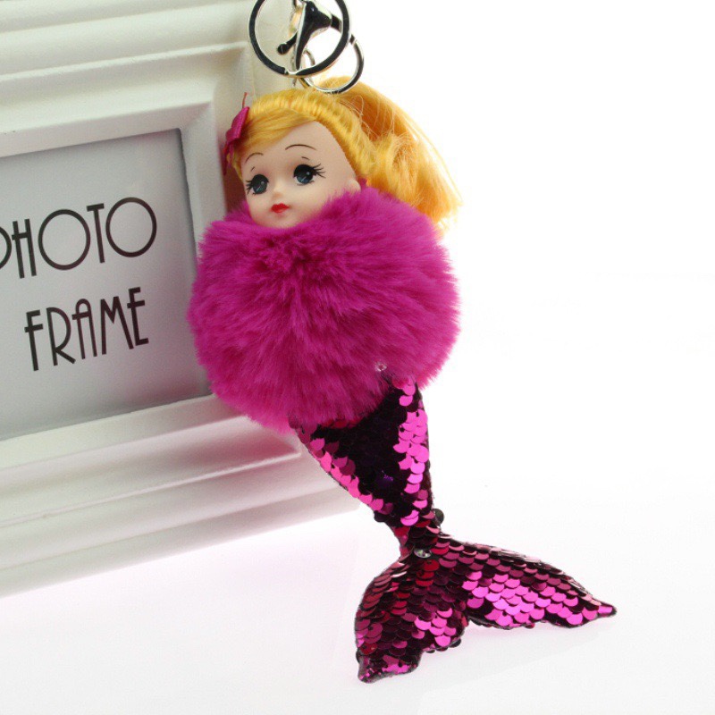 美人鱼钥匙扣挂件