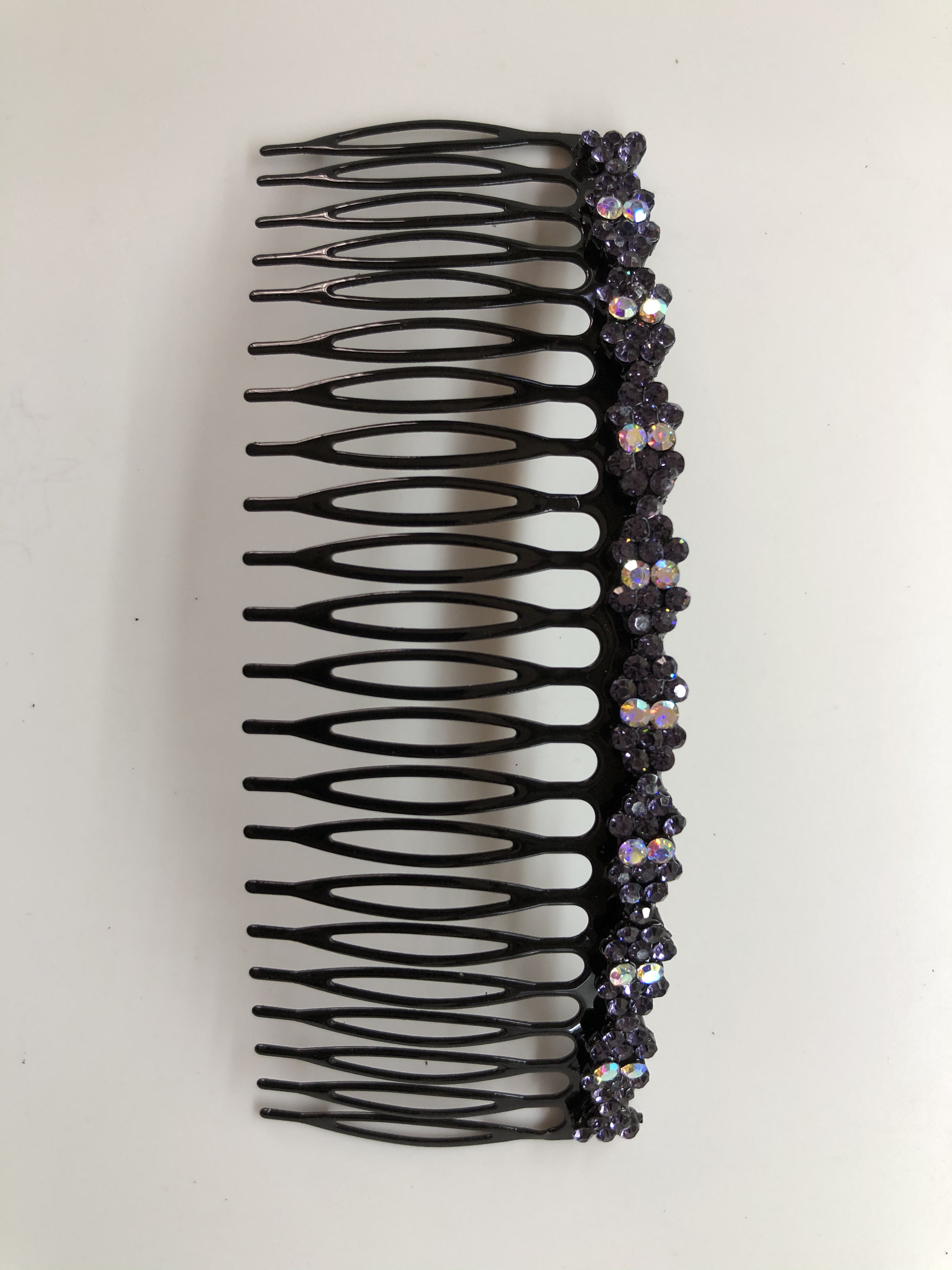 22 Teeth Iron Hair Comb Bow Tie Fashion Trend Casual Korean Version Butterfly Beautiful 085 Specification drawing