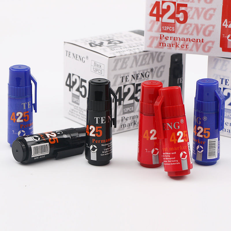 Large size marker special 425 POP advertising pen 7MM square tip oil marker wholesale full figure