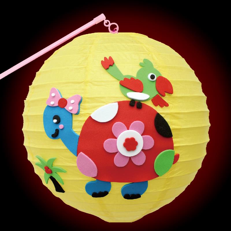 中秋卡通灯笼装饰幼儿园手工作业DIY详情图5