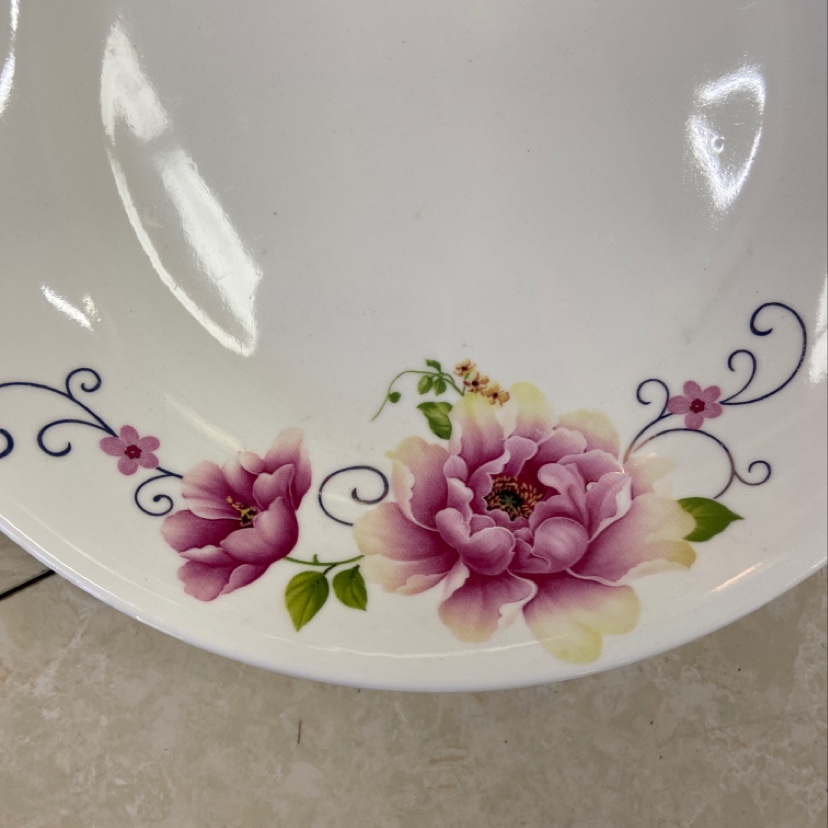 والأسلوب المبسط والأسلوب المتعدد الأحجام والأنماط المختلفة لصحن الخزف الطباعي المبسط Specification image