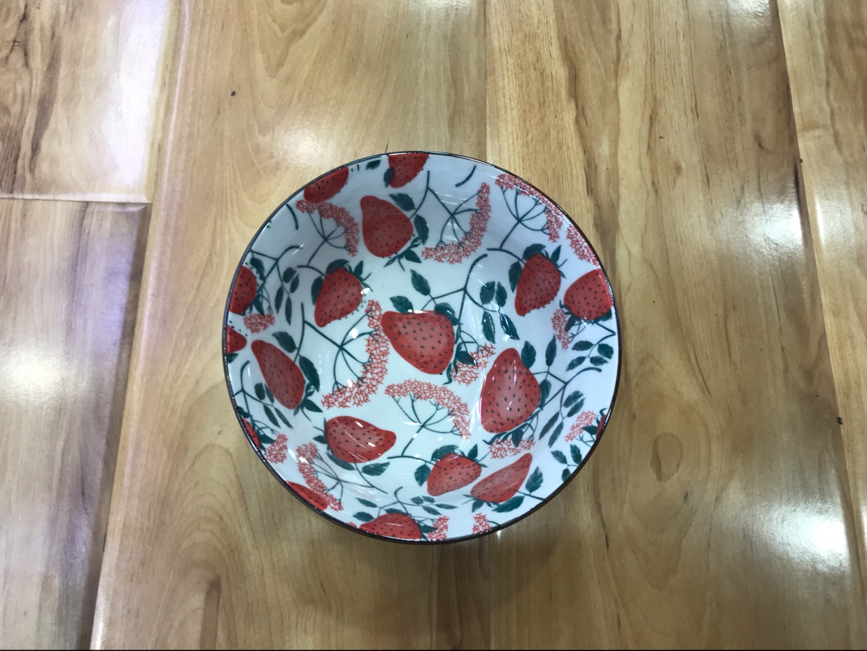 草莓6寸碗