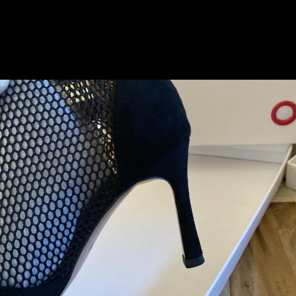 Victory Shoe Industry's Ten-degree women's fashion high-heeled net boots Application Scenario