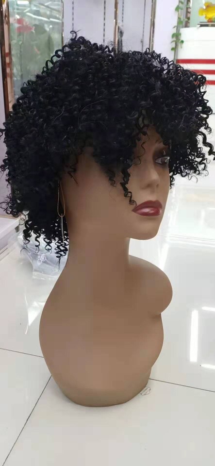 Black curly hair details Picture