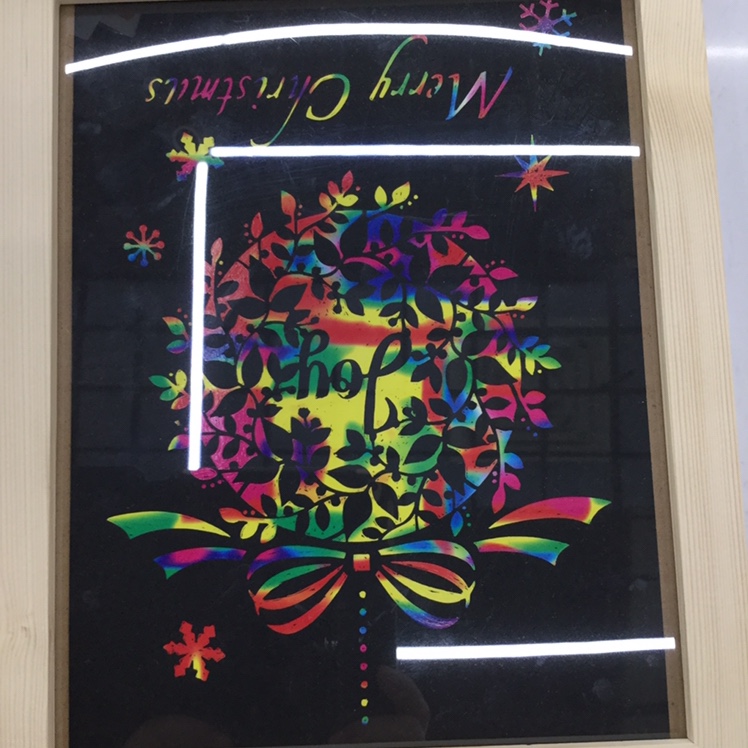 Colorful scratch paper