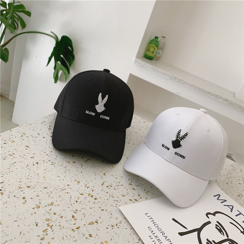 高端兔八哥点钻棒球帽情侣韩版潮时尚百搭街头可调节防晒鸭舌帽详情图4