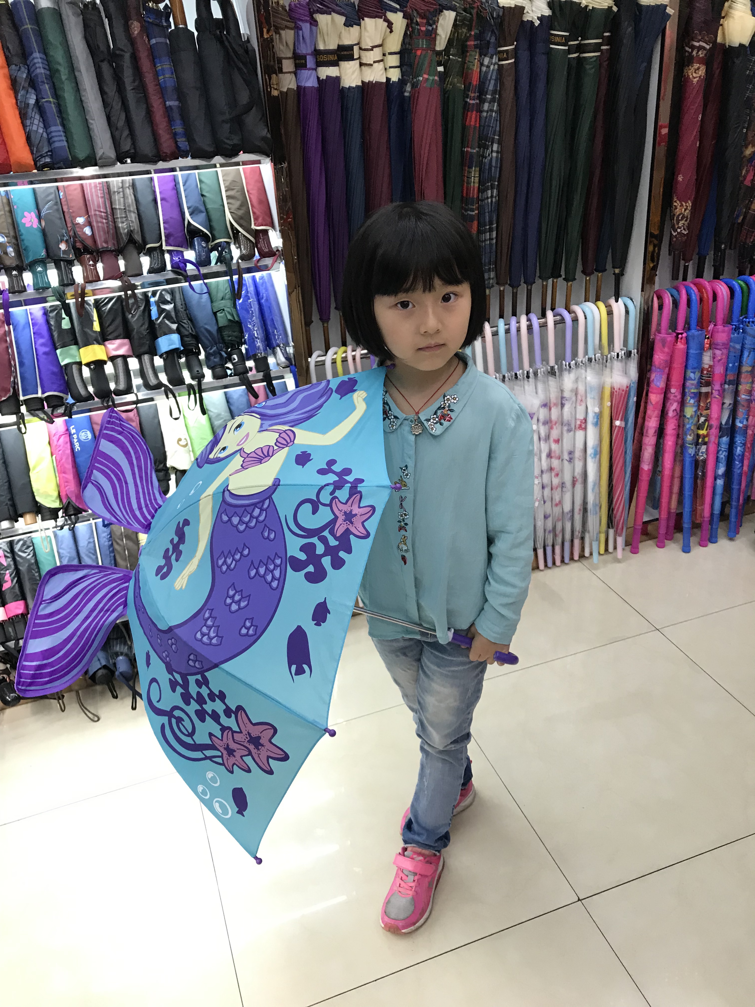 Modeling Umbrella Children's Umbrella Girl Toddler Round Boy Baby Child Primary School Princess Portable Creative Easy To Put Away Small Cute Mini Ear Umbrella Specification drawing
