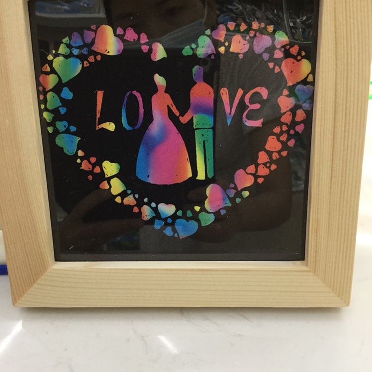 Small-sized colorful scratch paper