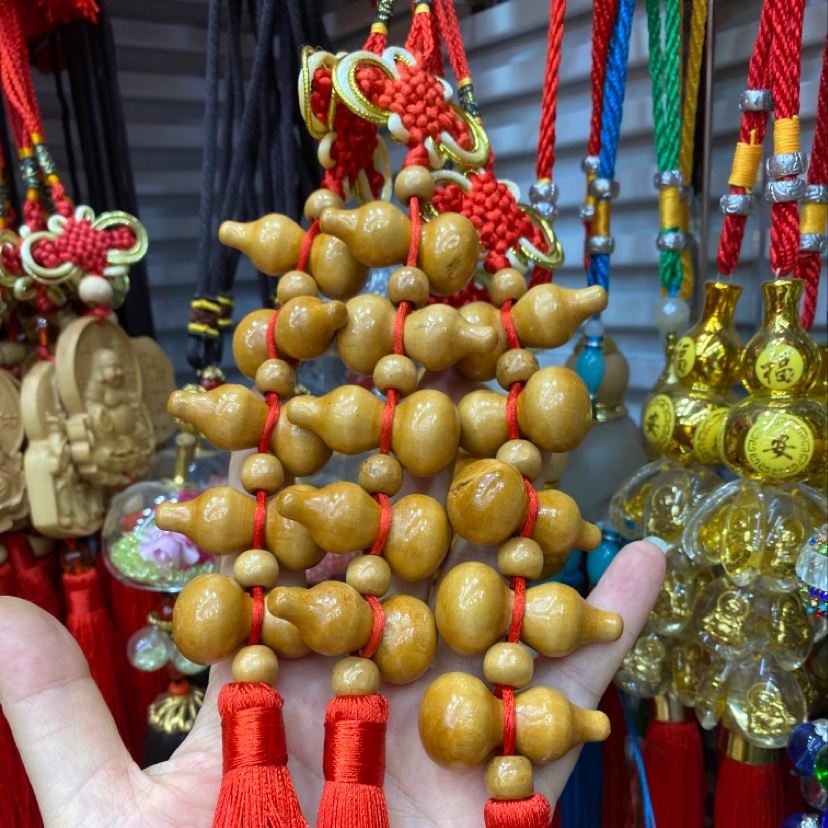 五个木葫芦挂件细节图