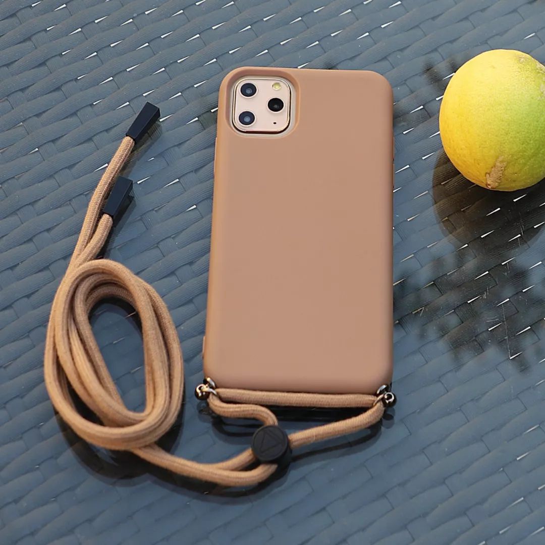 Liquid silicone phone case with a rope Specification image