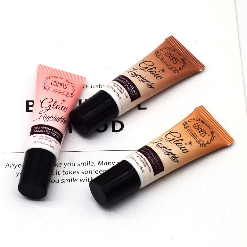 【 24-Tube Pack 】FS155 Highlighter, Contouring and Brightening Liquid, Waterproof Hose, New USHAS European Beauty Application Scenario
