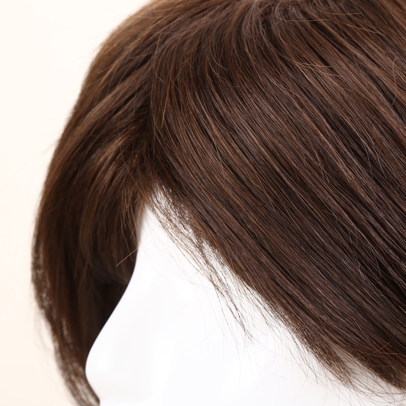 Short brown bangs details Picture