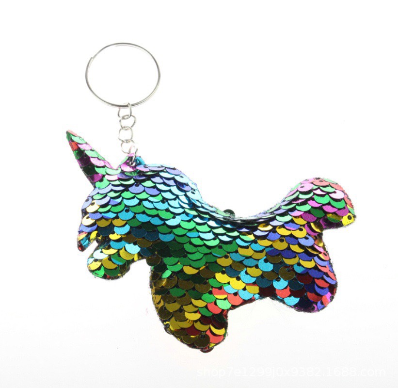 Sequined key chain pendant Application Scenario