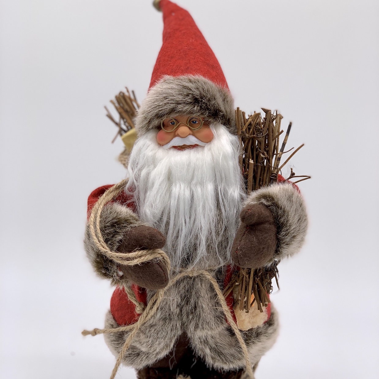 30 cm luxury new owl electric Santa Claus