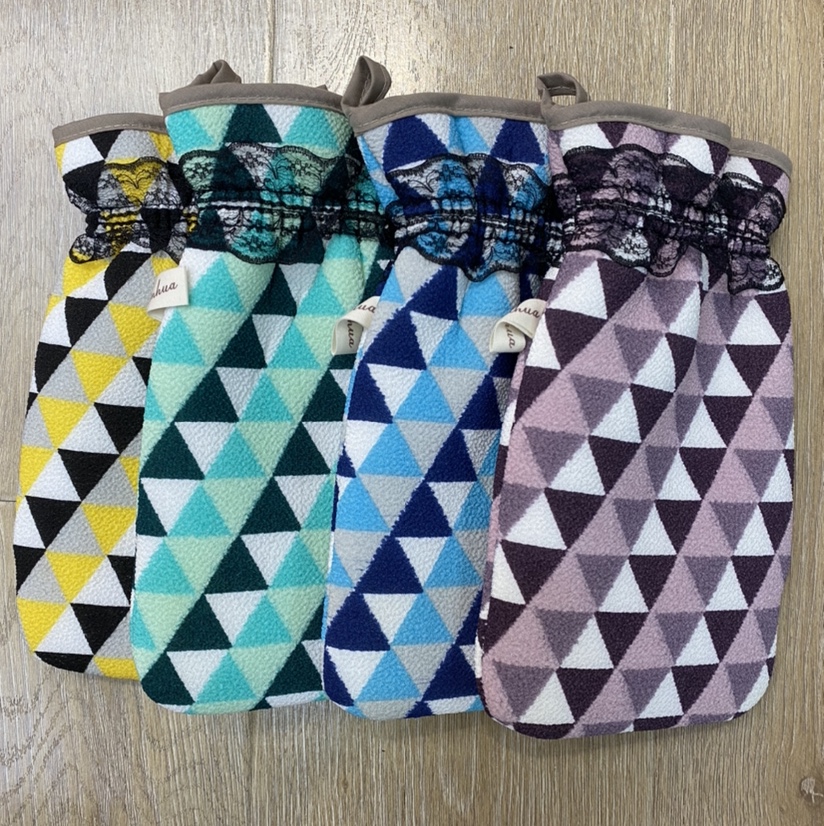 Bath towel Bath gloves Color triangle lace mouth bath towel thumbnail