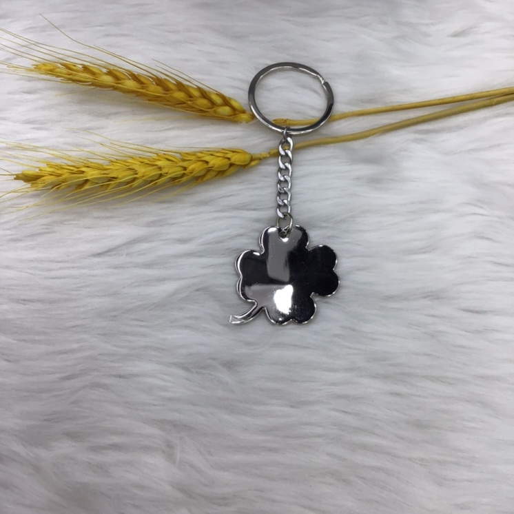 Four-Leaf Clover Keychain New All-Match Popular Stainless Steel Gallman 056