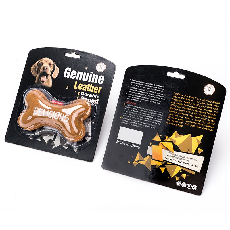 Dog-resistant pure cowhide toy bone style details Picture