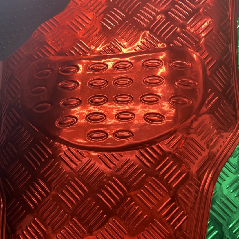 New leather ice silk all-leather car seat cushion, cute cartoon car seat cushion, red seat cover