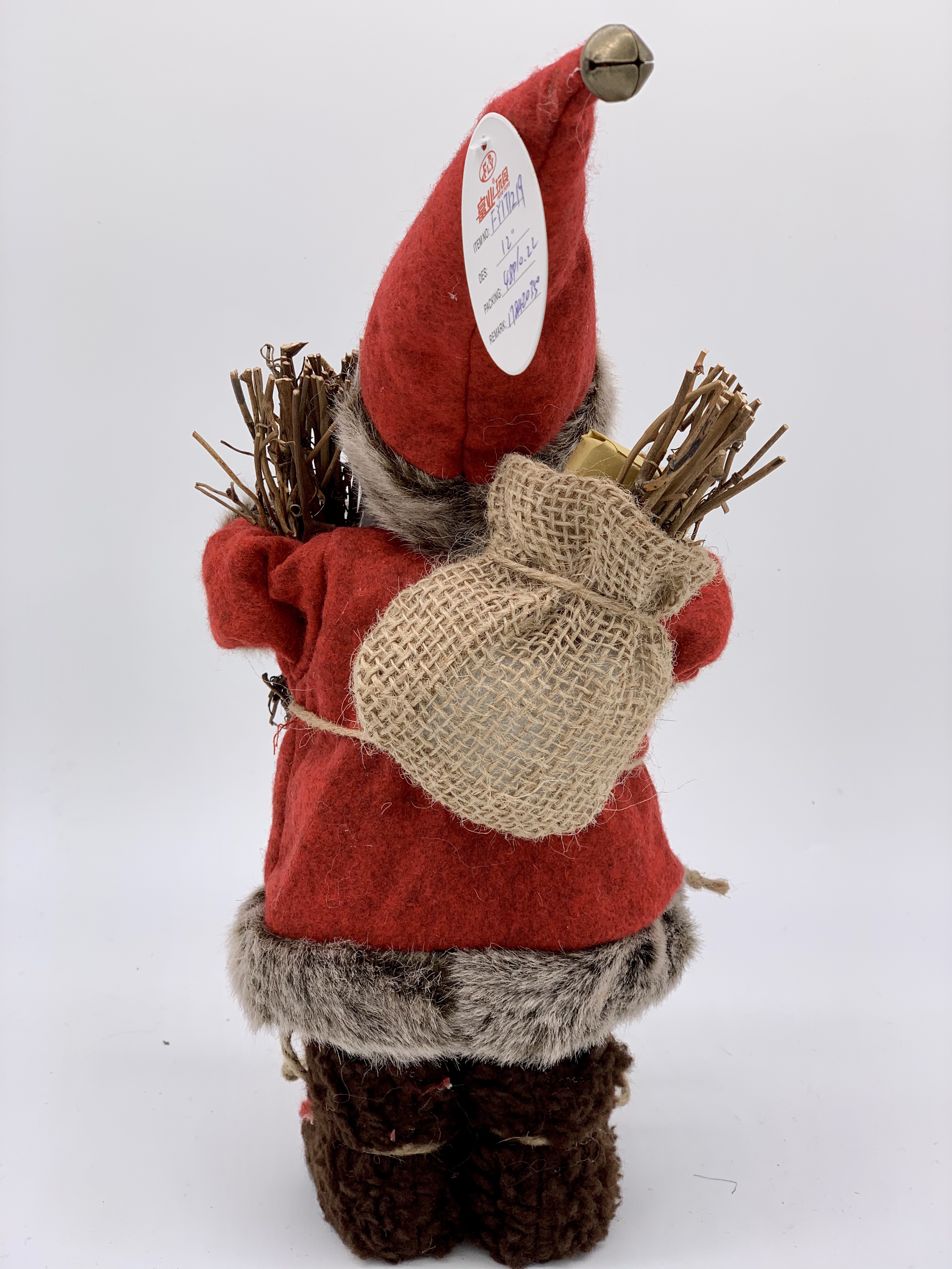 30 cm luxury new owl electric Santa Claus details Picture