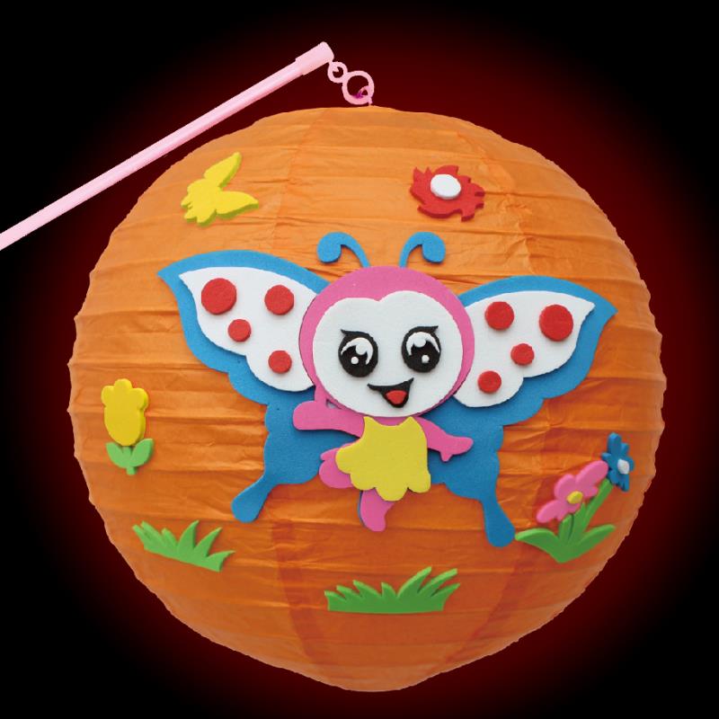 中秋卡通灯笼装饰幼儿园手工作业DIY详情图4