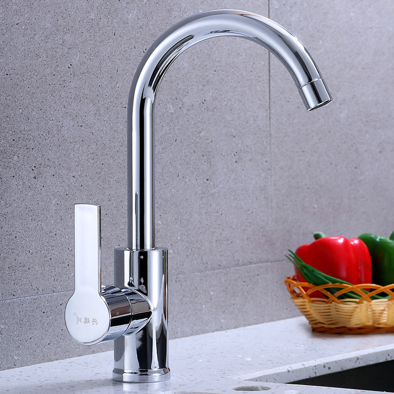 Zinc alloy kitchen basin faucet cold and hot water mixed faucet thumbnail