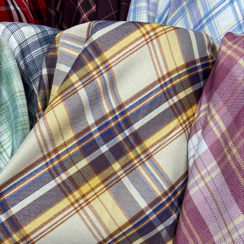 棕条米格格子jk制服裙布料装饰品工艺品头饰布料多色可选