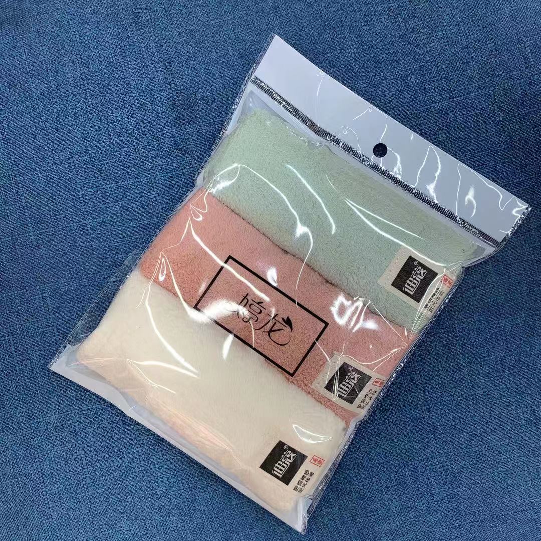 Shanghai Ting Long home textiles ultra high cost performance Dikou square towel 3 small wash bowl towel thumbnail