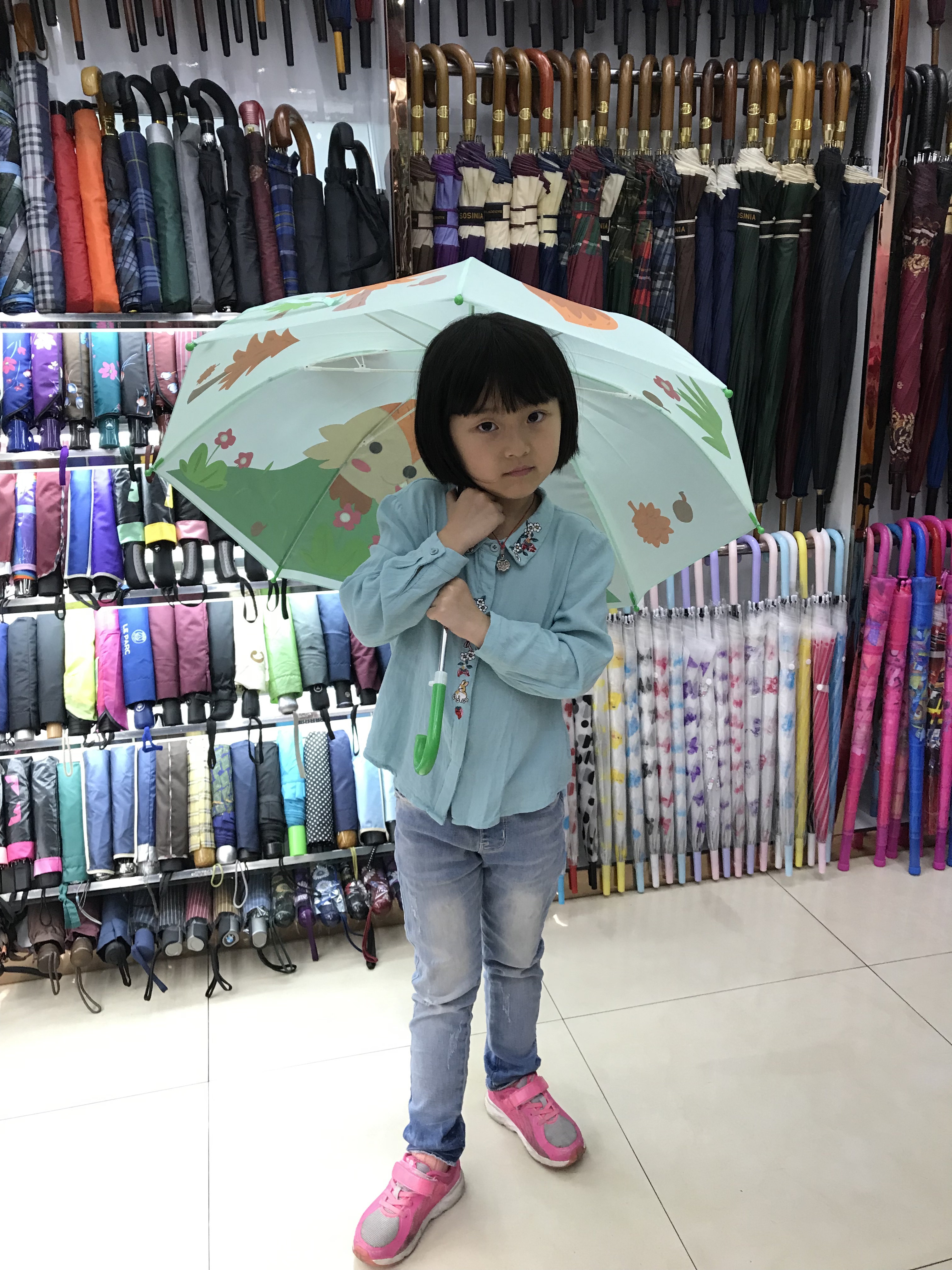 Modeling Umbrella Children's Umbrella Girl Toddler Round Boy Baby Child Primary School Princess Portable Creative Easy To Put Away Small Cute Mini Ear Umbrella undefined