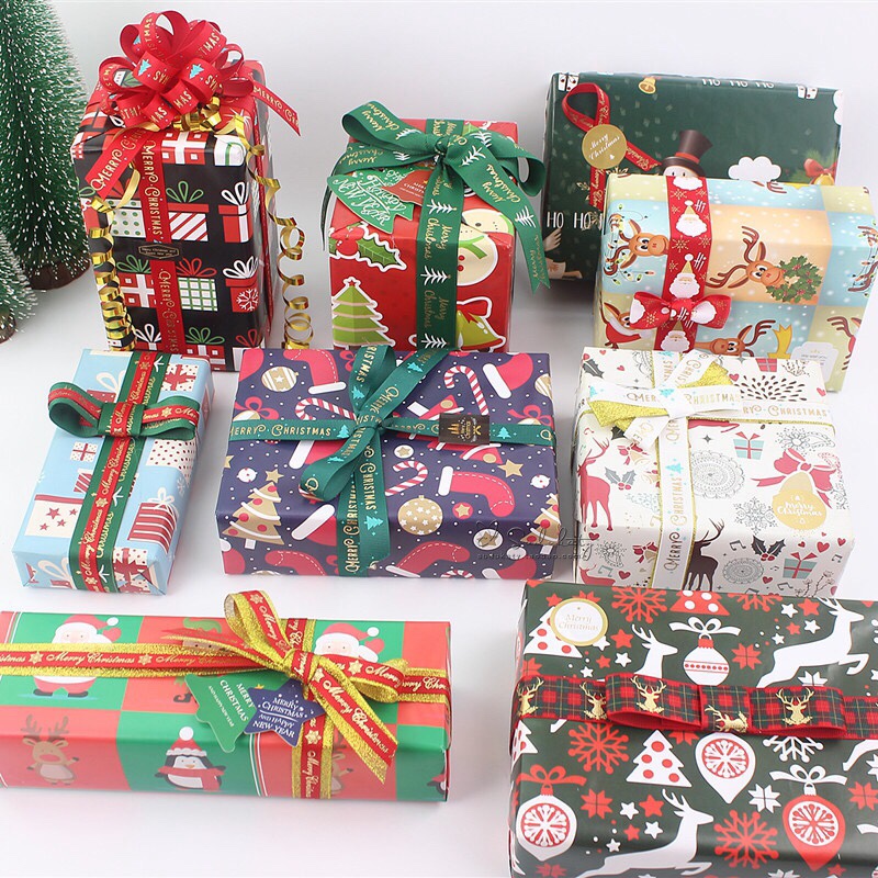 圣诞礼物纸细节图