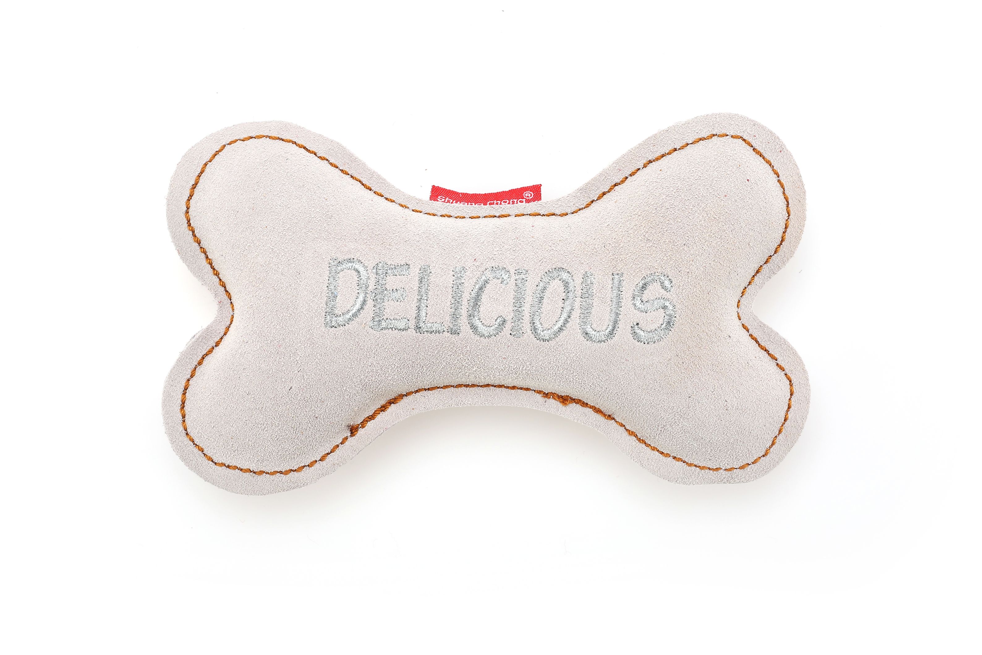 Dog-resistant pure cowhide toy bone style