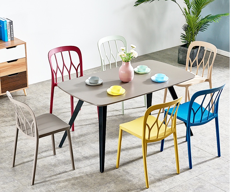 Net Red Herringbone Office Chair Dining Table Chair