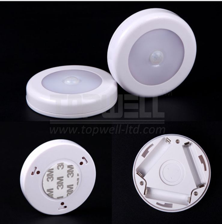 Motion Sensor LightLED Sensor Light New Kit Circular creative Automatic body sensing night light