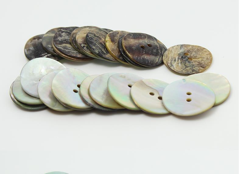 Versatile round buttons authentic two-eye Mussel shirt shell buttons small fragrance dress button accessories