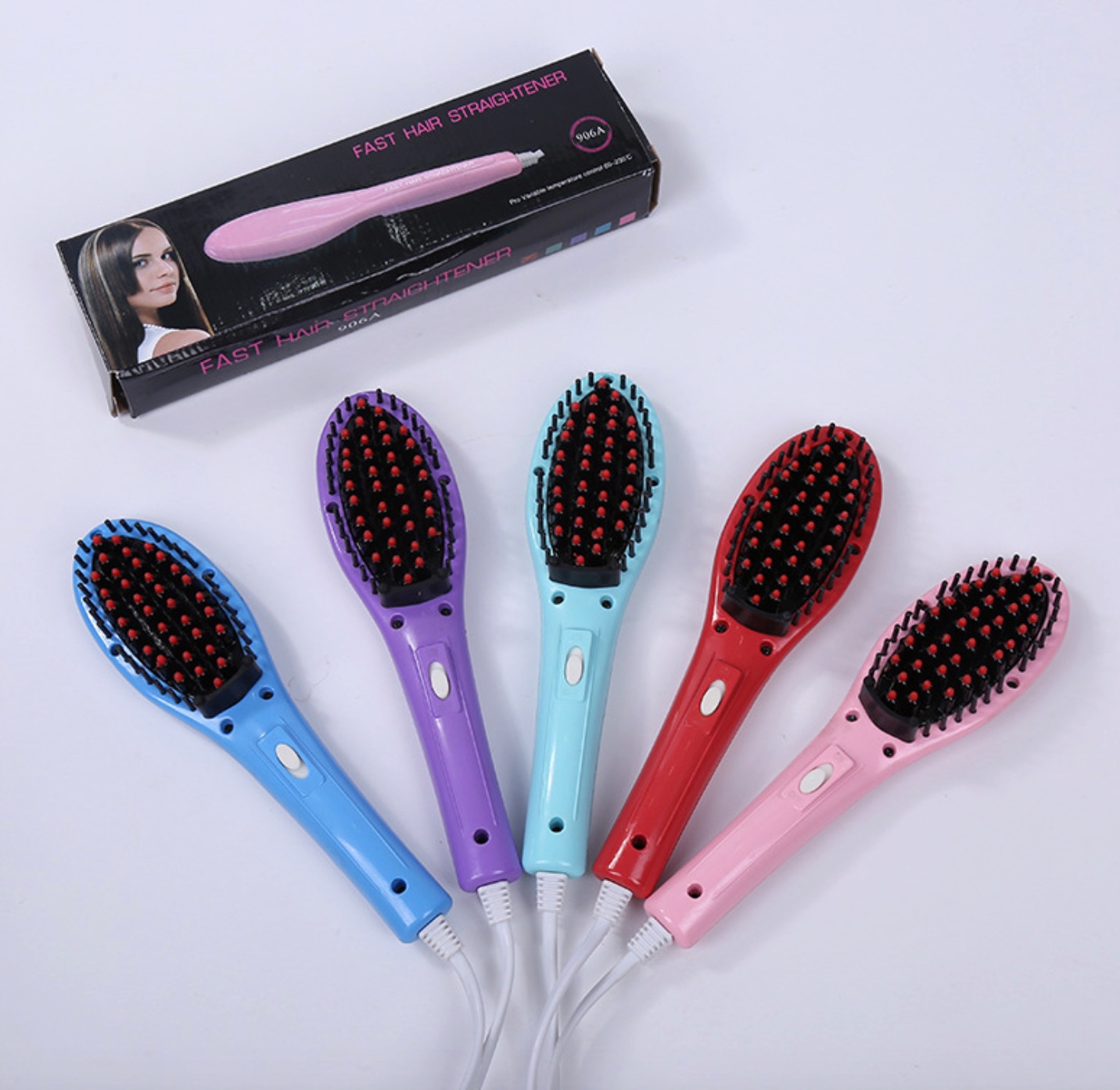 全智能直发 直发梳 直发器 美发工具906直发梳新款Tv产品