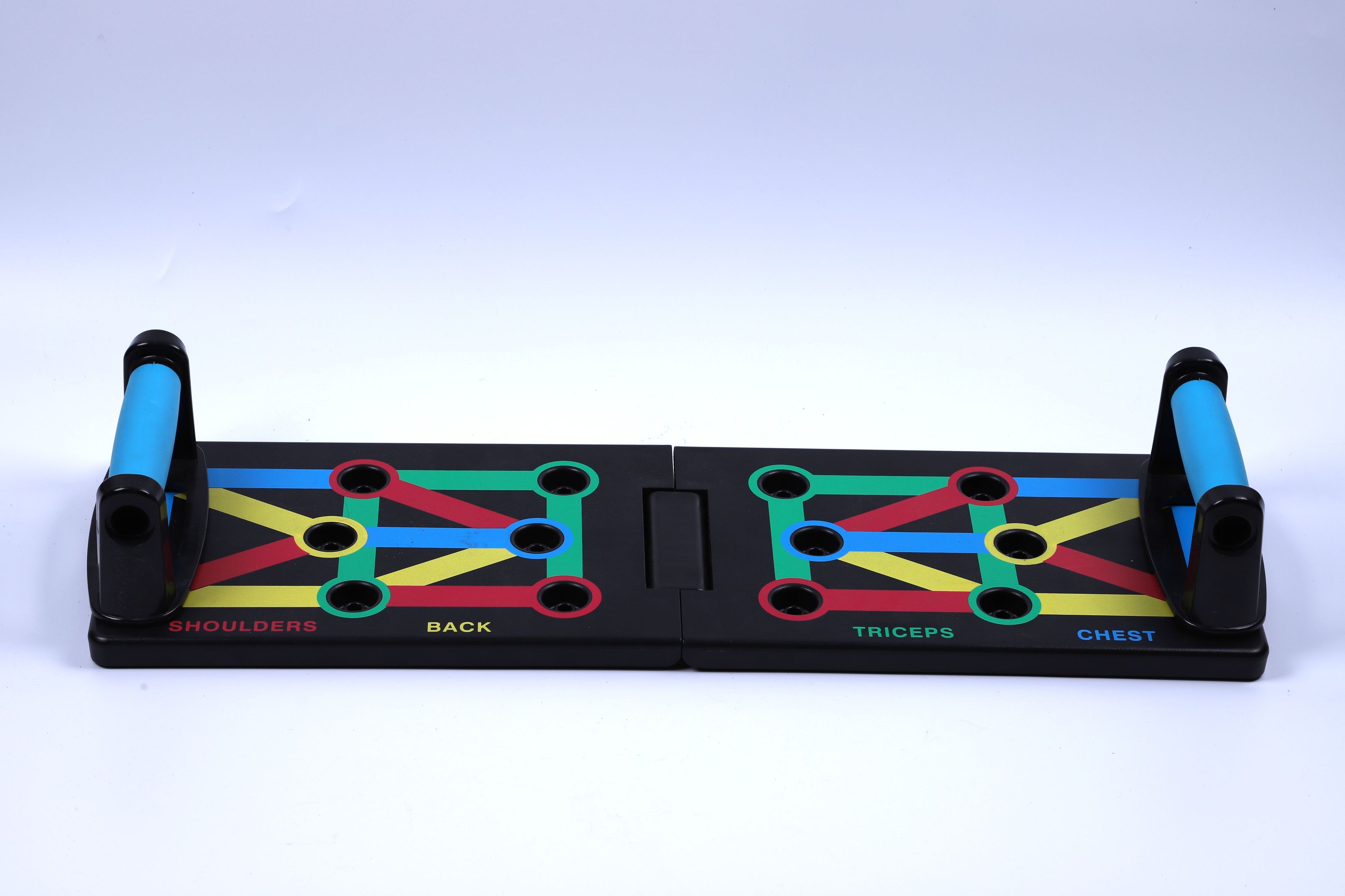 Home fitness folding push-up board hand muscle training abdominal fat reduction device