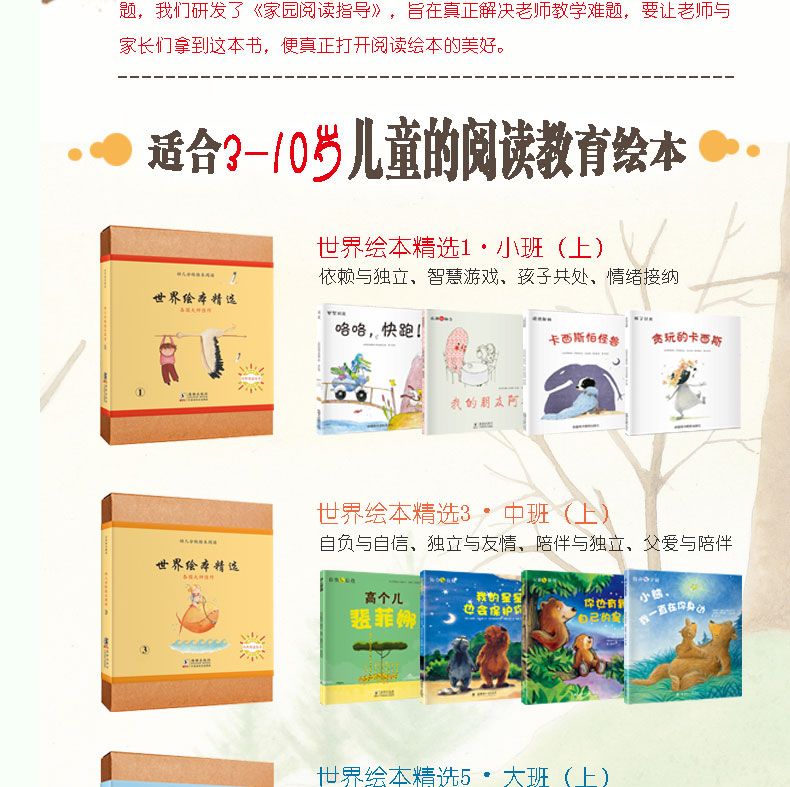 世界经典绘本  3-8岁 儿童启蒙教育绘本（全12册）详情图1