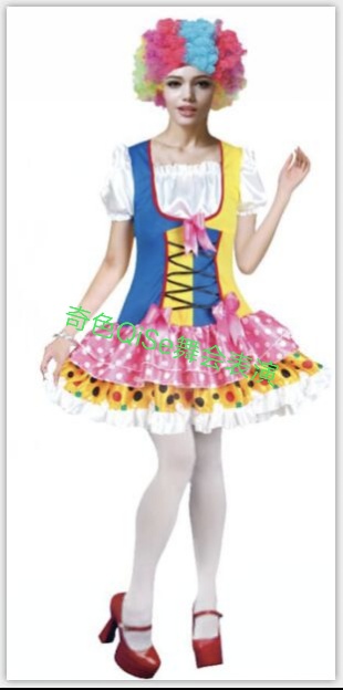 A—160小丑服小丑舞会服装节日服装万圣节服装节日用品表演服装派对用品节日道具舞会用品万圣节用品舞台妆