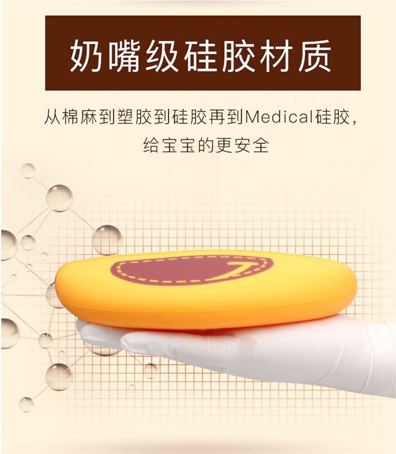 Silicón bebé bebé comer babero tridimensional waterproof super soft food rice babero para niños niños gran tamaño babero leave up detail image 3