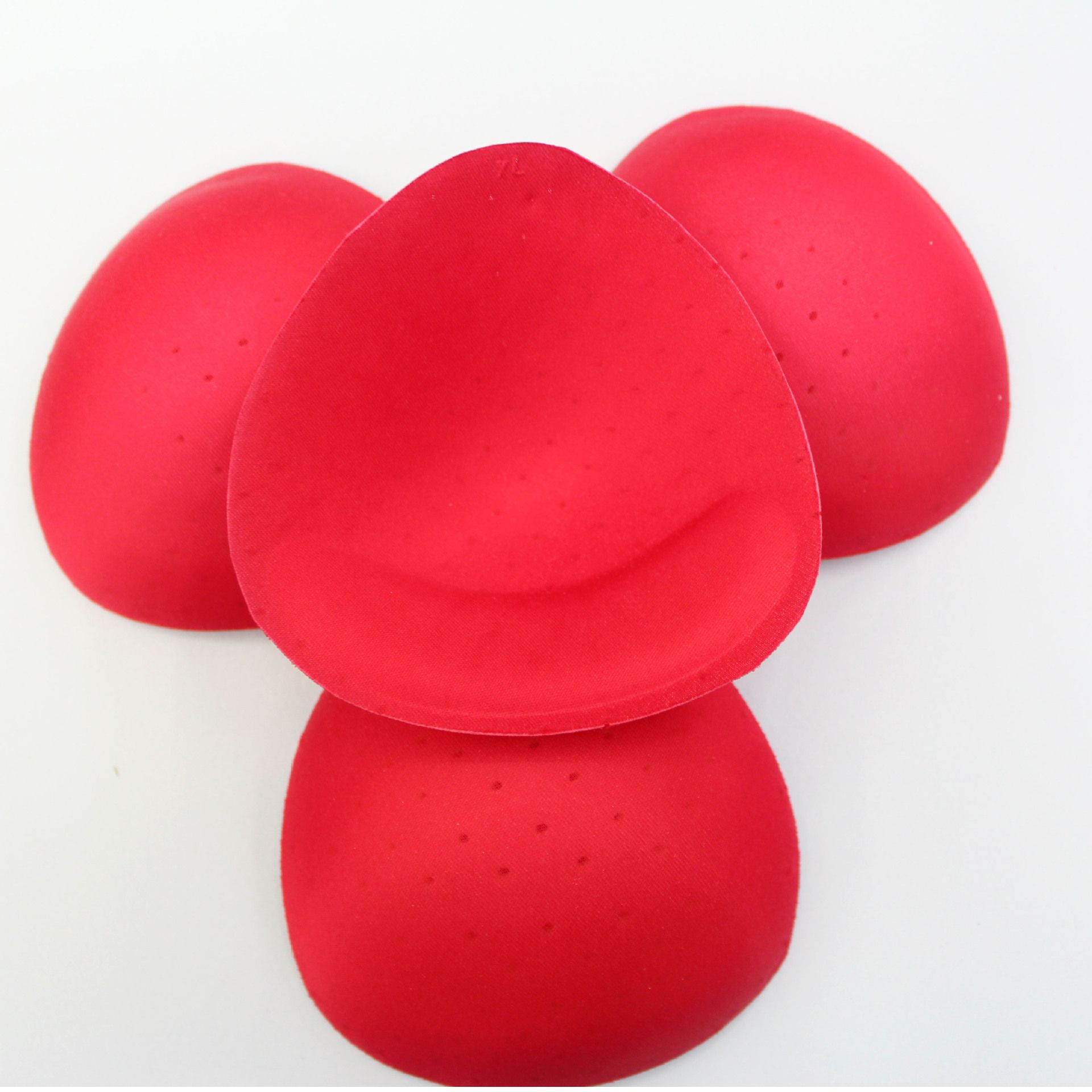 哺乳文胸背心上薄下厚三角圆形胸罩杯婚纱胸垫高档瑜伽服详情3