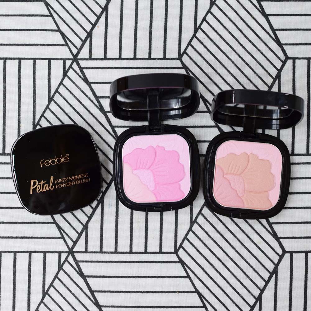 【 12-piece Set 】ES3160, the same nude makeup as the popular blush, Petal Lazy Person's Rouge Red, Coral Red FEBBLE detail image 2