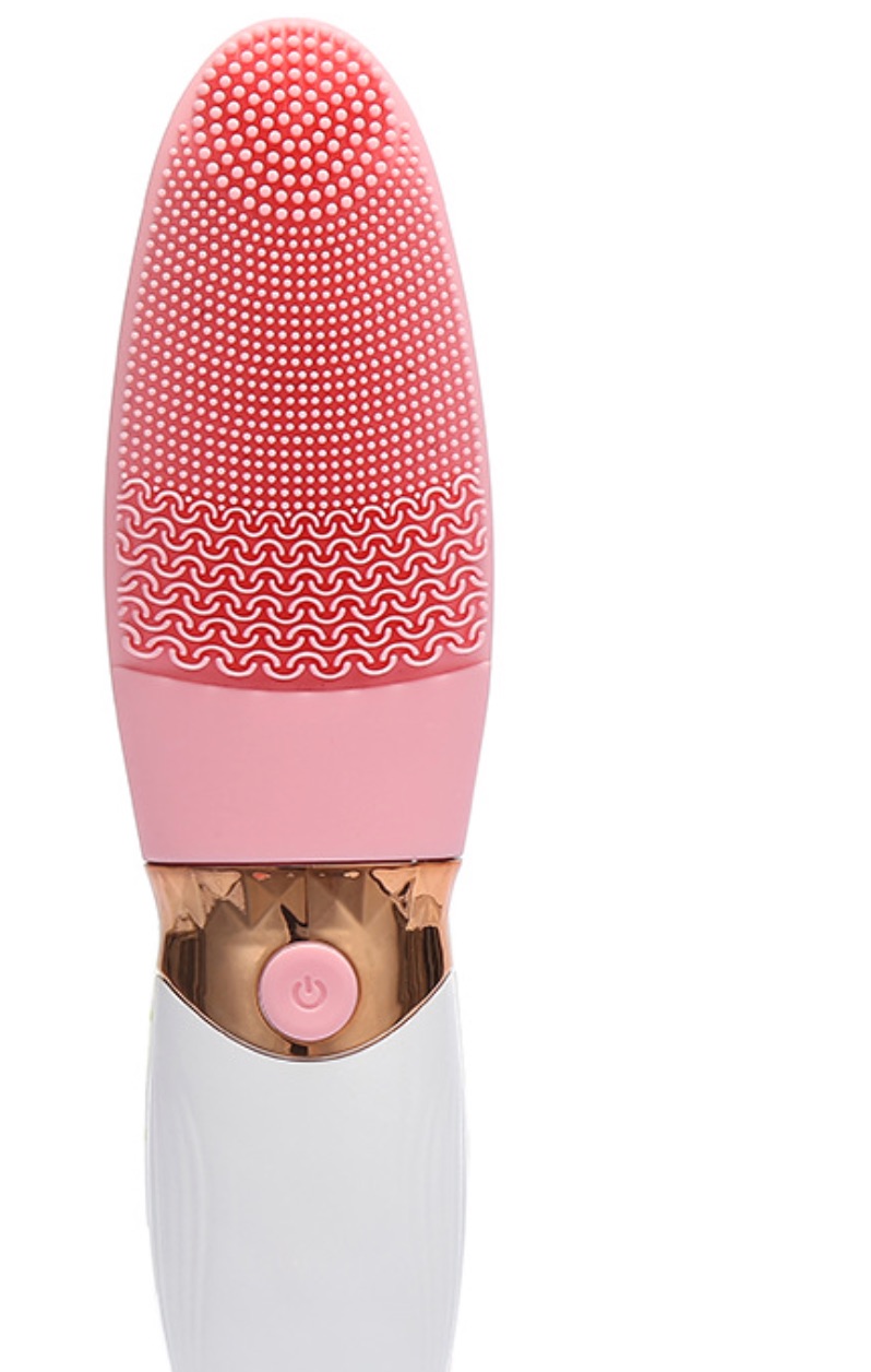 爆款步鲁迪电动硅胶洁面仪 超声波震动毛孔清洁器 防水洗脸仪详情图1