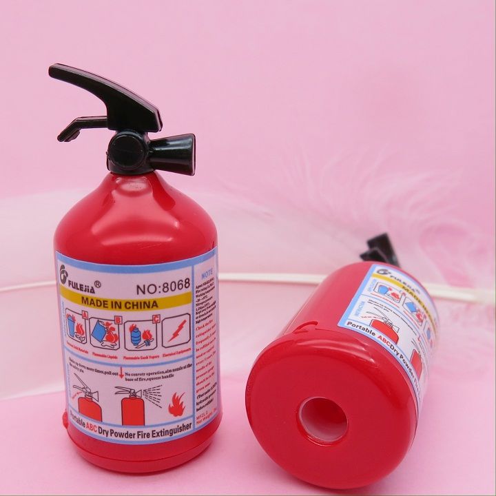Fulejia 8068 self-produced and self-sold cute simulation small fire extinguishers, single-hole pencil sharpeners, and single-hole student stationery products