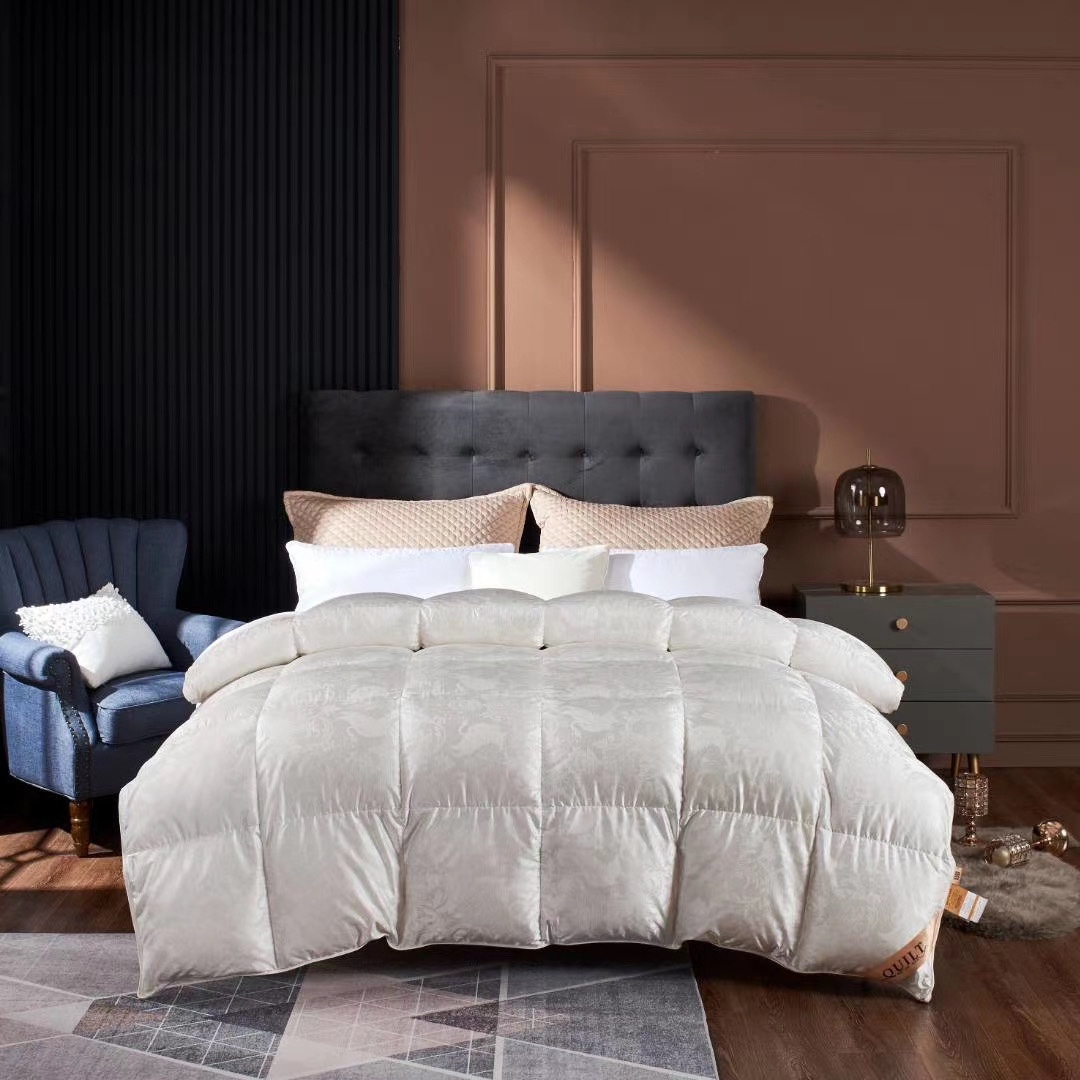 High-quality goose down quilt imitating silk details Picture