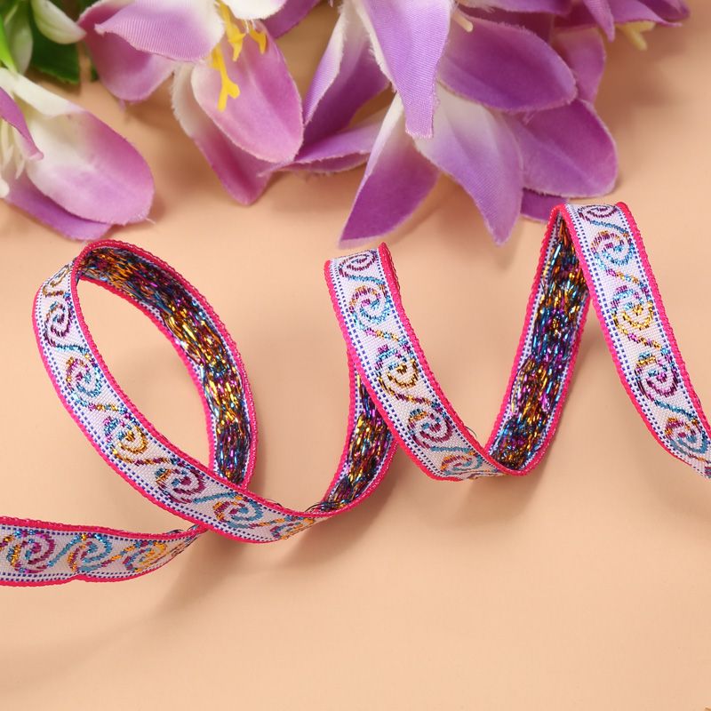 厂家供应1cm民族风螺丝花边古装刺绣亮片电脑提花织带批发直销详情图4