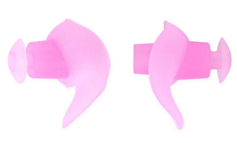 Factory direct flower - shaped silicone earplugs swimming accessories wholesale NC6 flower - shaped earplugs pink Application Scenario