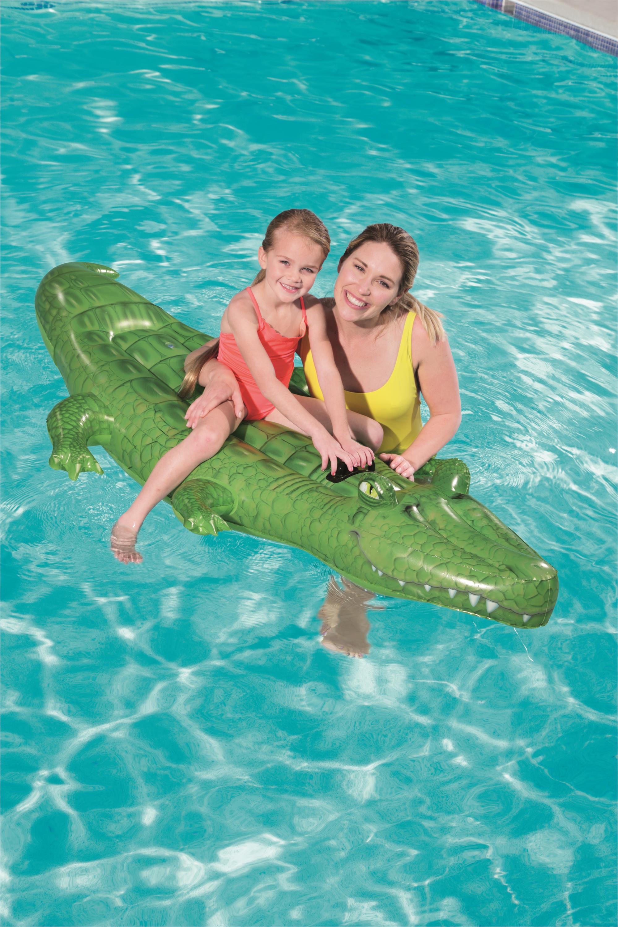 Bestway® 6'8" x 46"/2.03m x 1.17m 大鳄鱼坐骑 儿童水上浮排详情图3