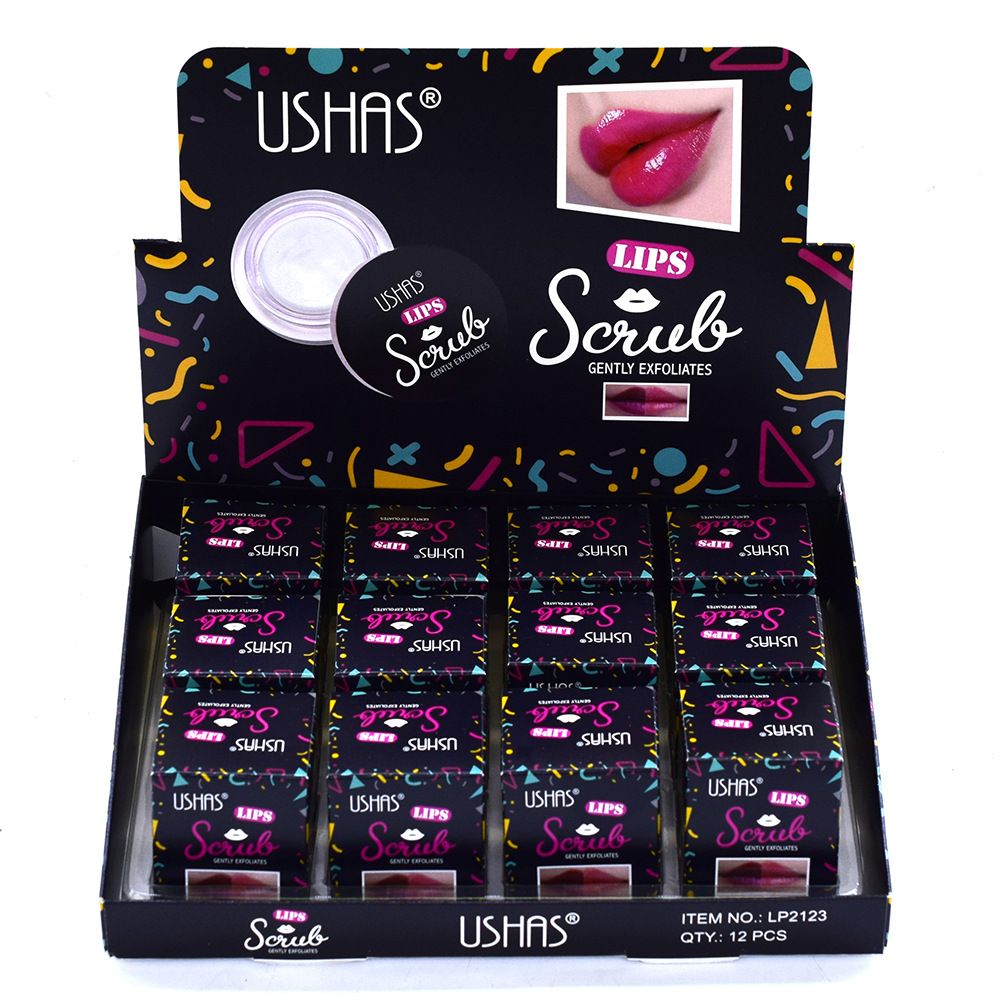【USHAS】LP2123 Transparent, colorless, moisturizing, exfoliating lip gloss, lip oil, reducing lip lines and preventing dry cracks thumbnail
